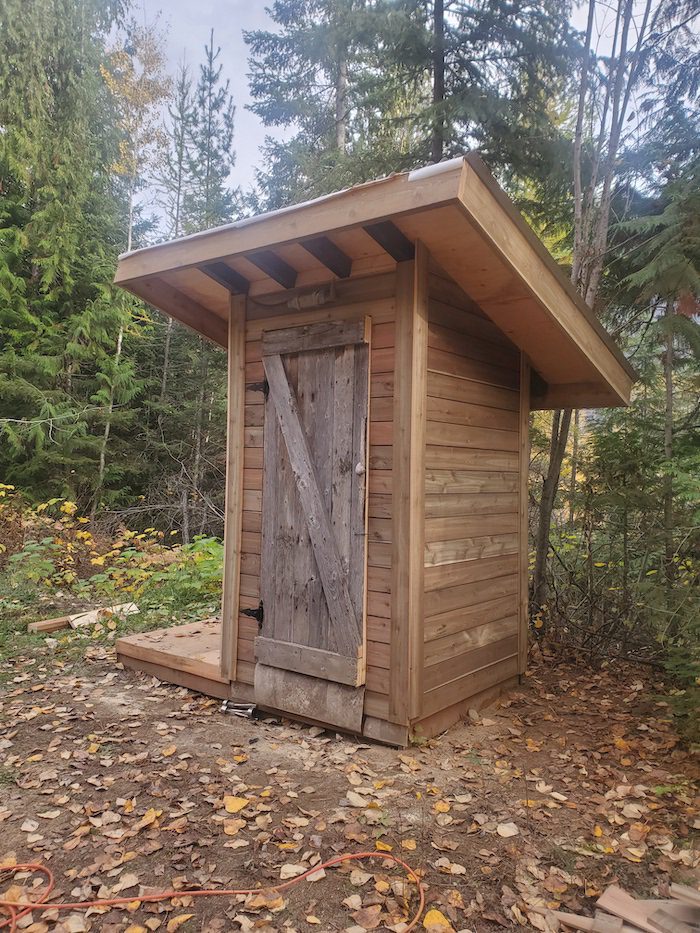 outhouse at Keystone Cabin